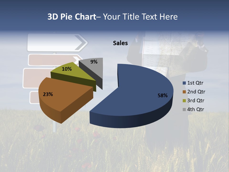 Cartography Exploration Backpacker PowerPoint Template