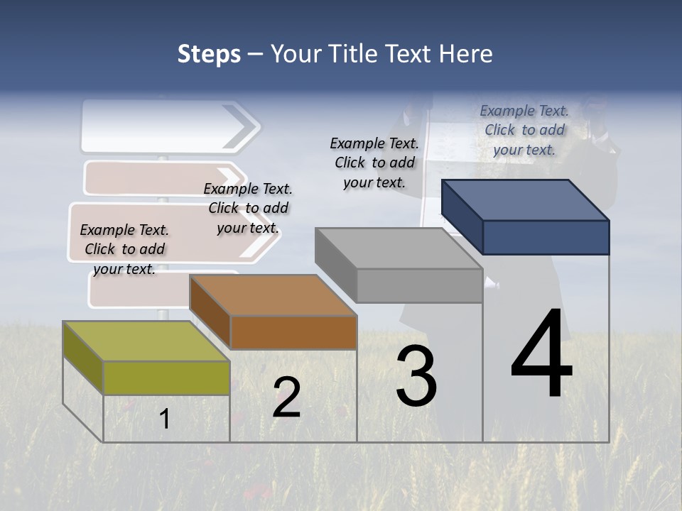 Cartography Exploration Backpacker PowerPoint Template