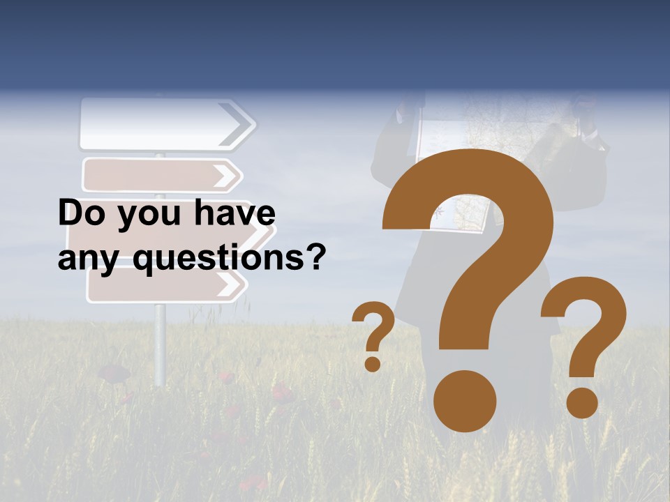 Cartography Exploration Backpacker PowerPoint Template