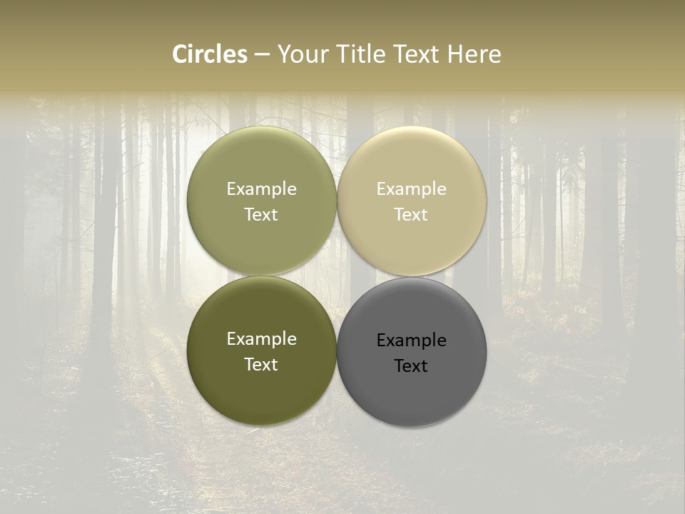 Sunshine Colors Peaceful PowerPoint Template