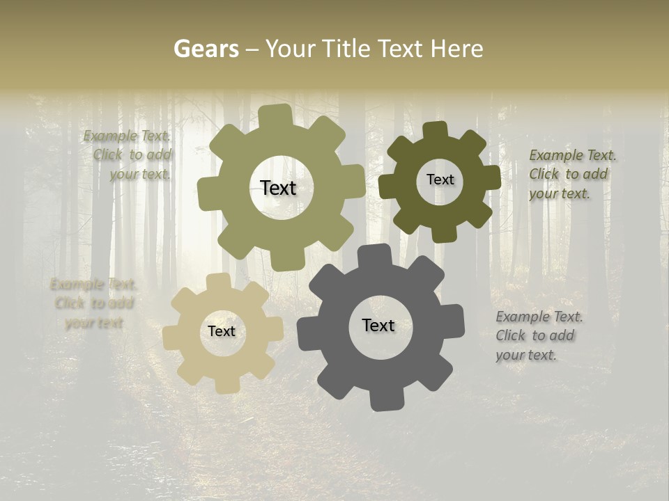 Sunshine Colors Peaceful PowerPoint Template