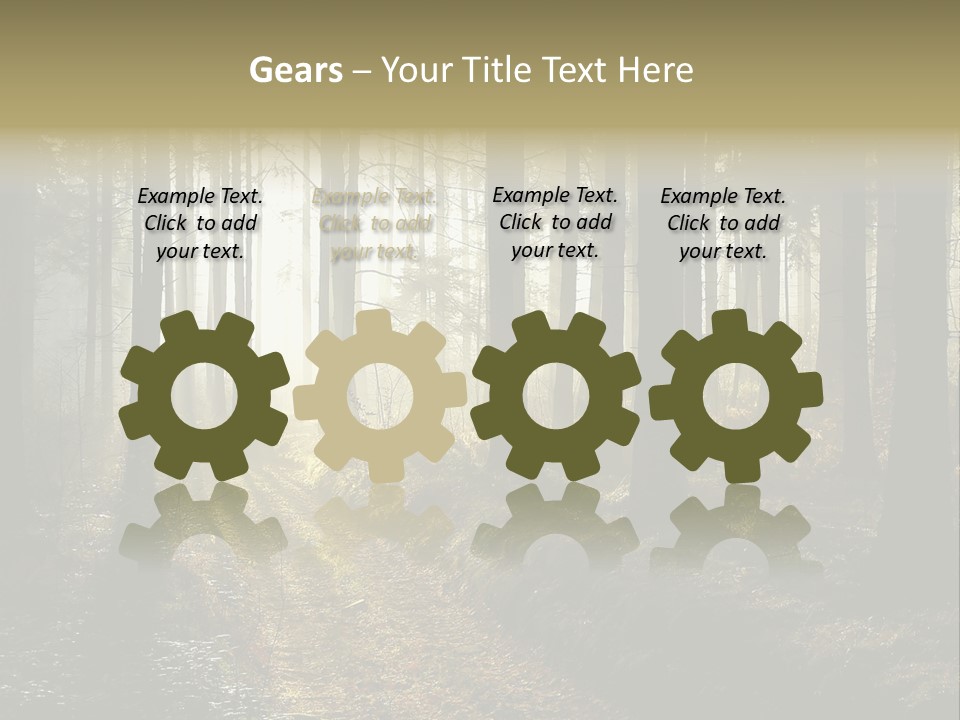 Sunshine Colors Peaceful PowerPoint Template