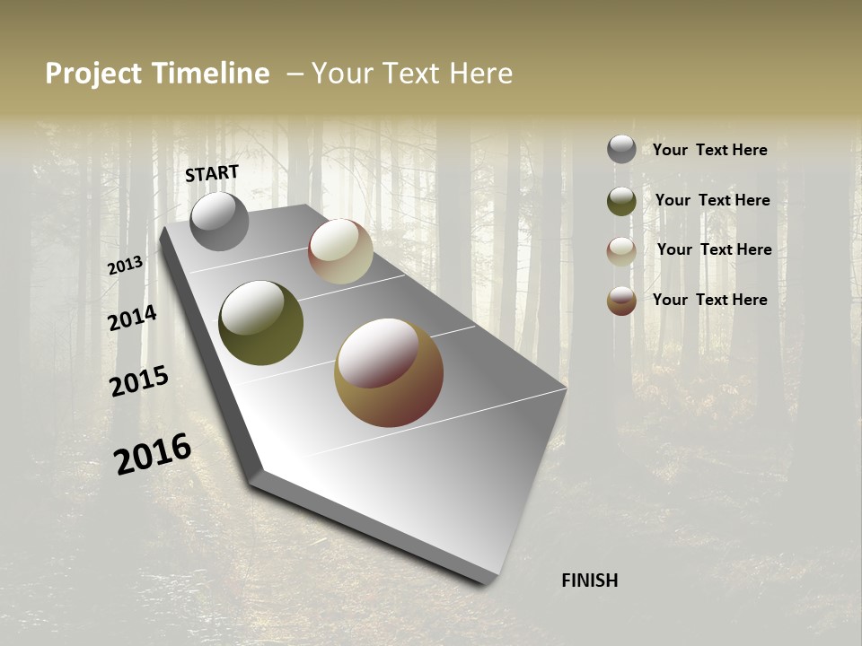 Sunshine Colors Peaceful PowerPoint Template