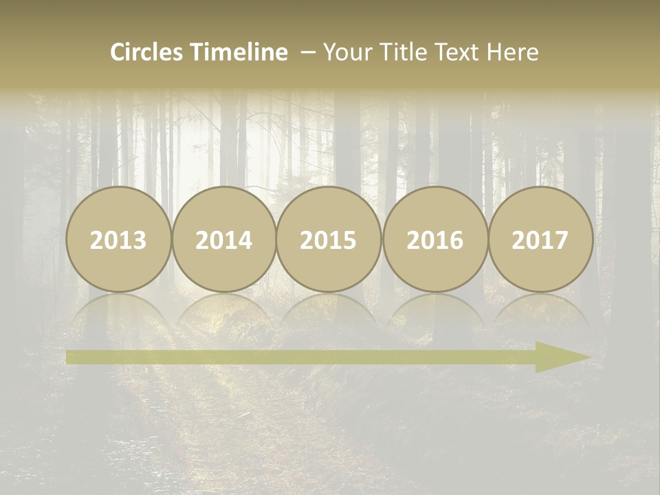 Sunshine Colors Peaceful PowerPoint Template