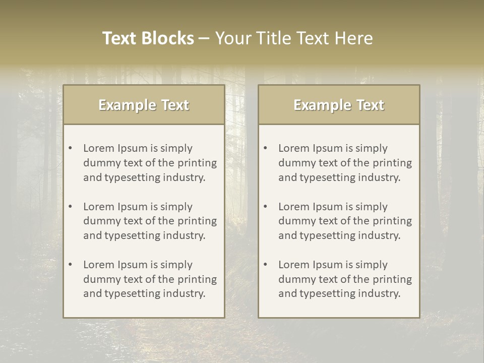 Sunshine Colors Peaceful PowerPoint Template