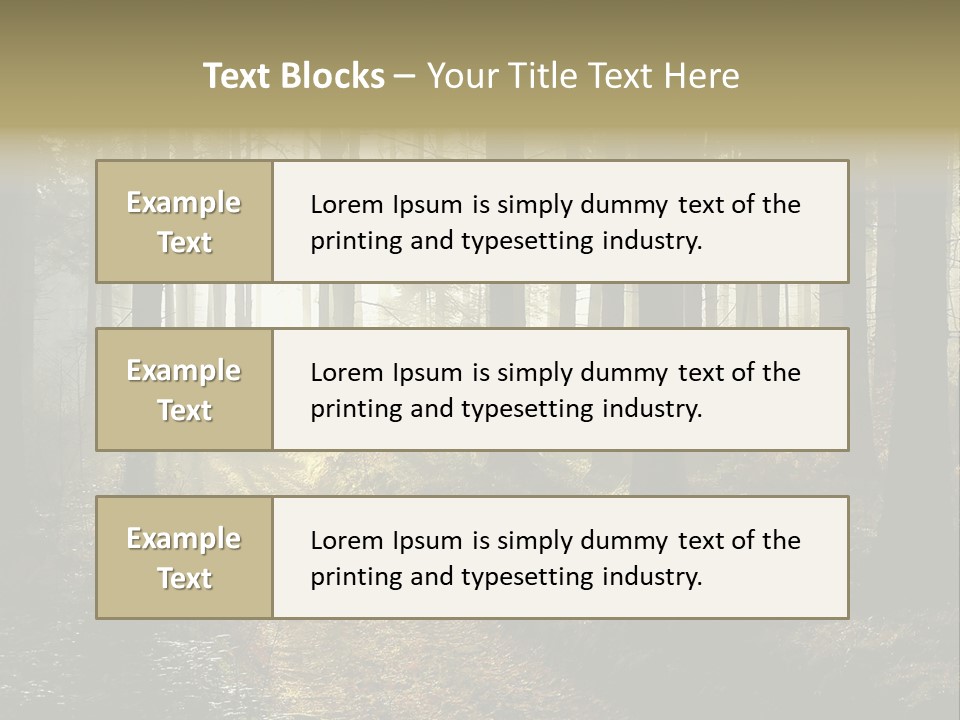 Sunshine Colors Peaceful PowerPoint Template