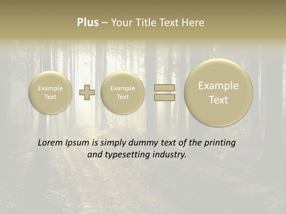 Sunshine Colors Peaceful PowerPoint Template