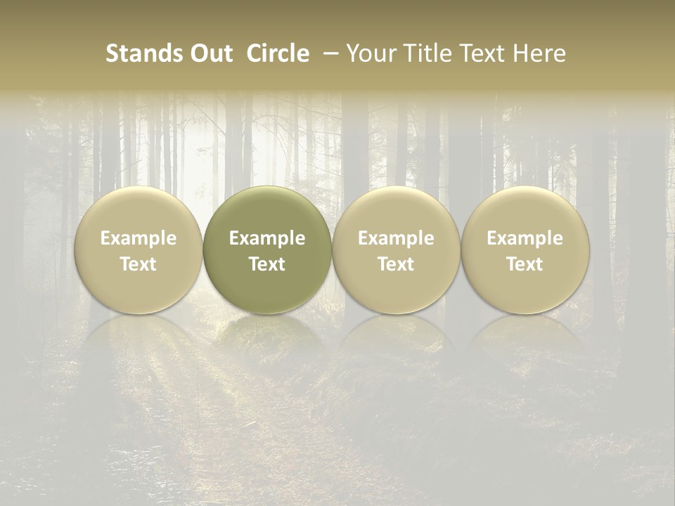 Sunshine Colors Peaceful PowerPoint Template