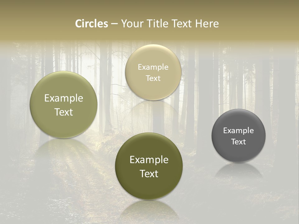 Sunshine Colors Peaceful PowerPoint Template