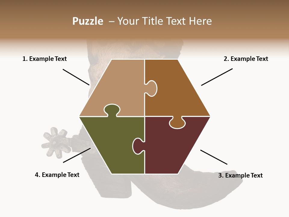 Head Cowboy Spur PowerPoint Template