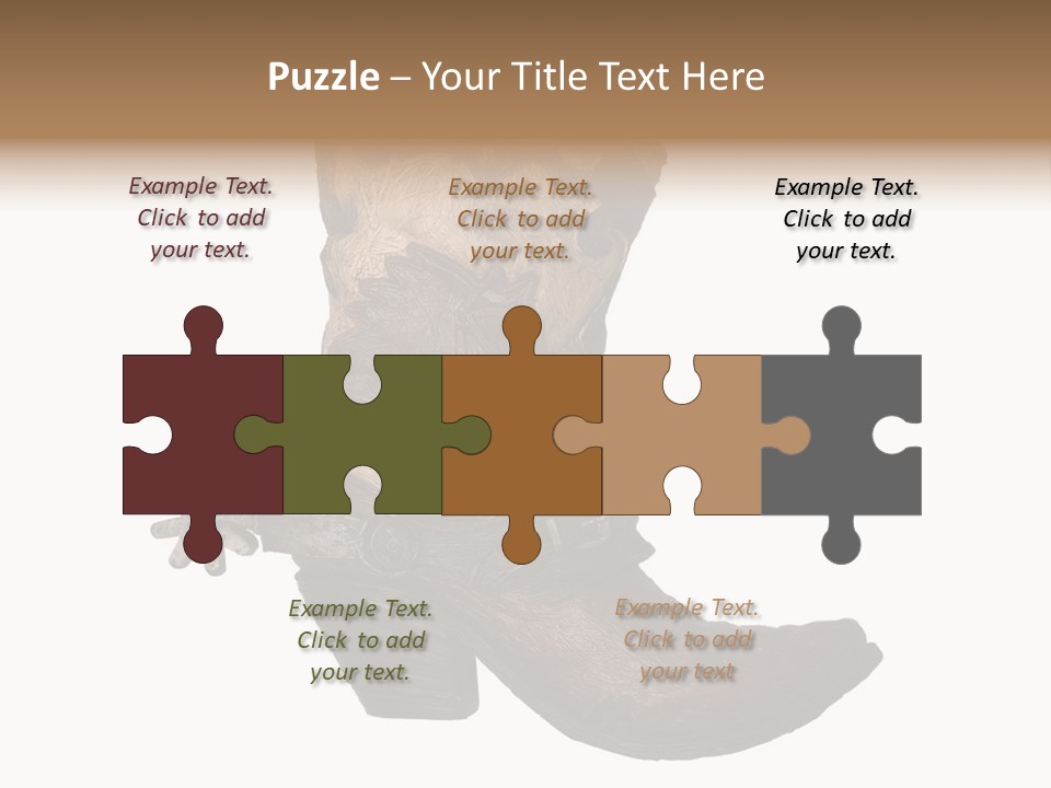 Head Cowboy Spur PowerPoint Template