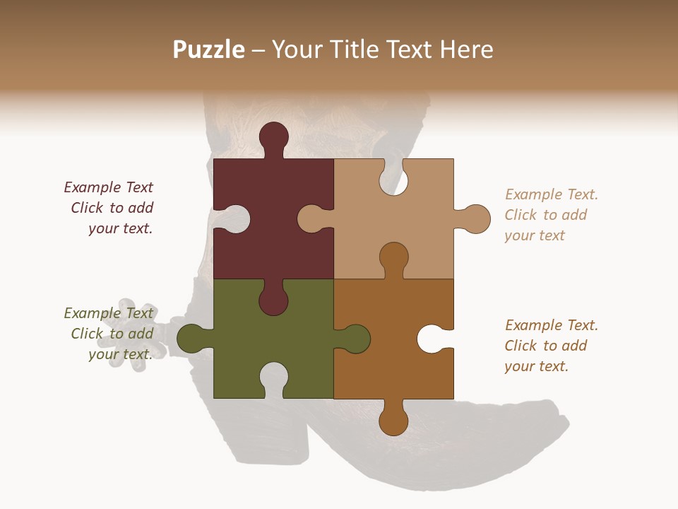 Head Cowboy Spur PowerPoint Template