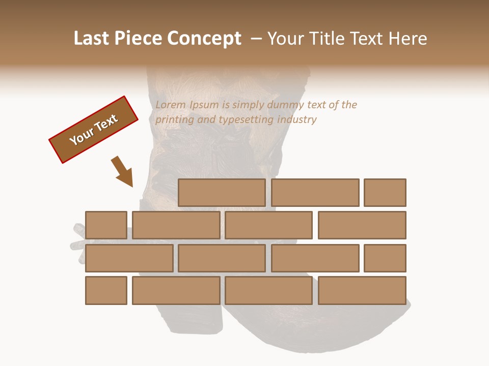 Head Cowboy Spur PowerPoint Template