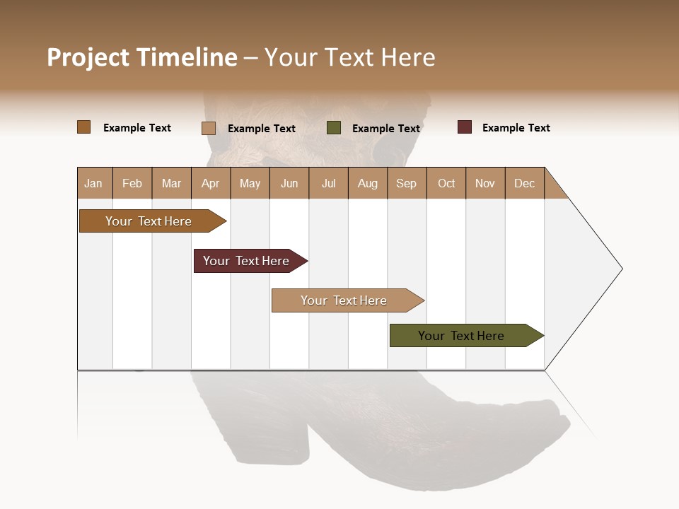 Head Cowboy Spur PowerPoint Template