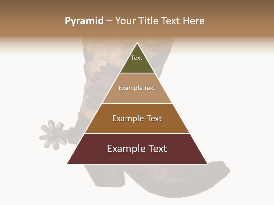 Head Cowboy Spur PowerPoint Template