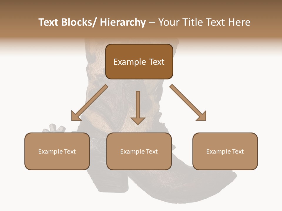 Head Cowboy Spur PowerPoint Template