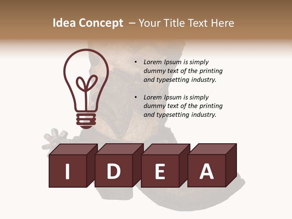 Head Cowboy Spur PowerPoint Template