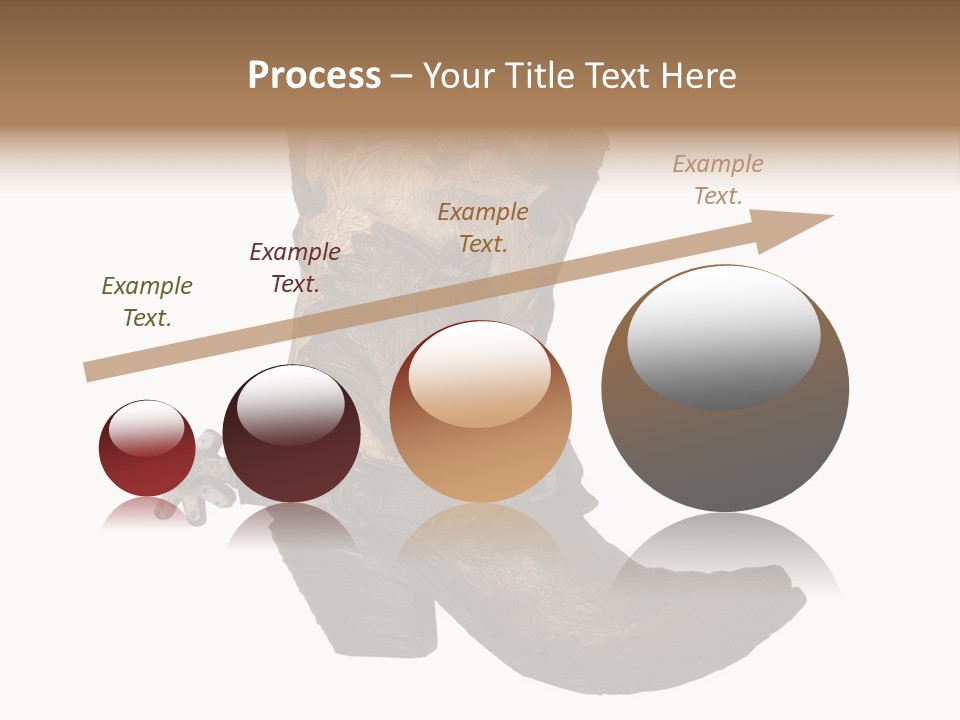 Head Cowboy Spur PowerPoint Template