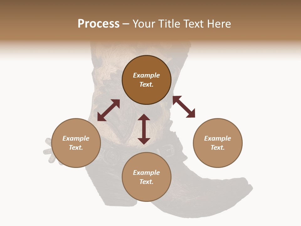 Head Cowboy Spur PowerPoint Template