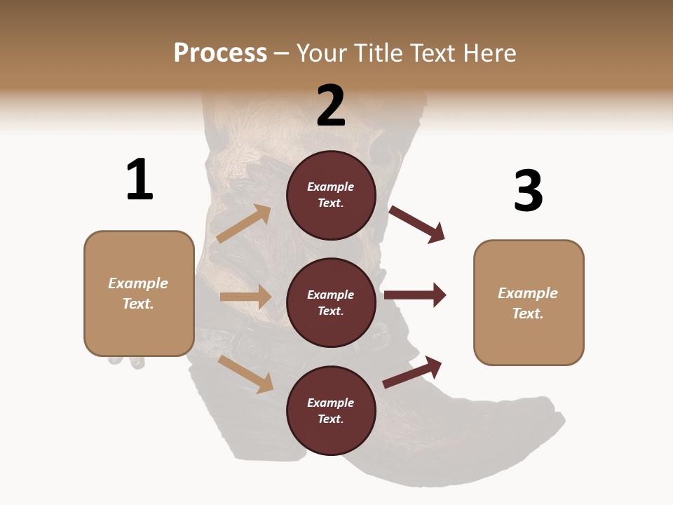 Head Cowboy Spur PowerPoint Template