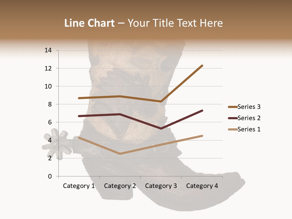 Head Cowboy Spur PowerPoint Template