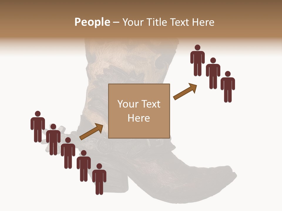 Head Cowboy Spur PowerPoint Template