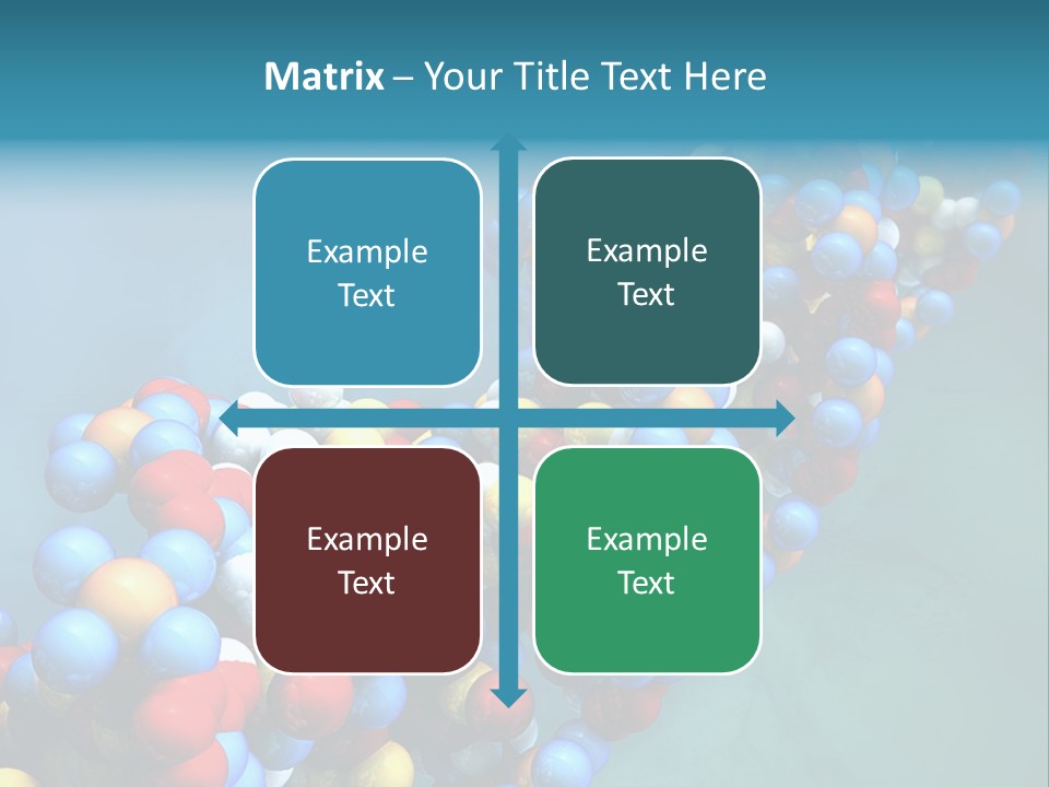 Biotech Helix Genetically PowerPoint Template