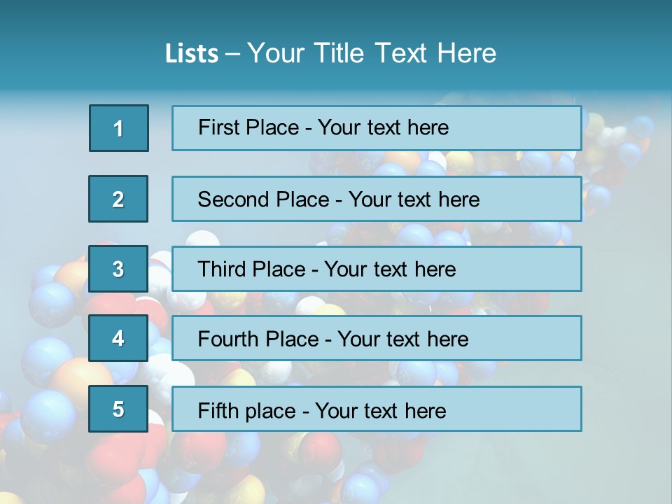 Biotech Helix Genetically PowerPoint Template