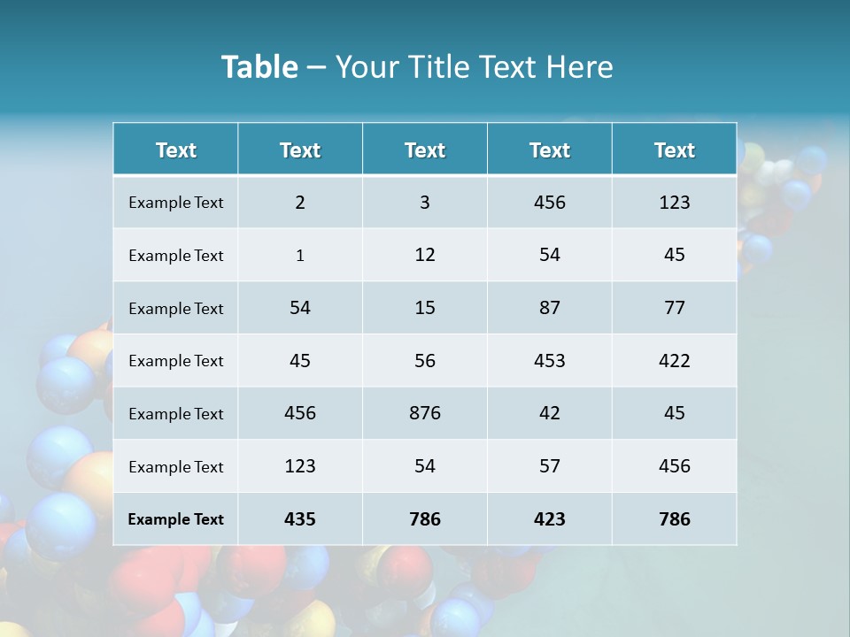 Biotech Helix Genetically PowerPoint Template