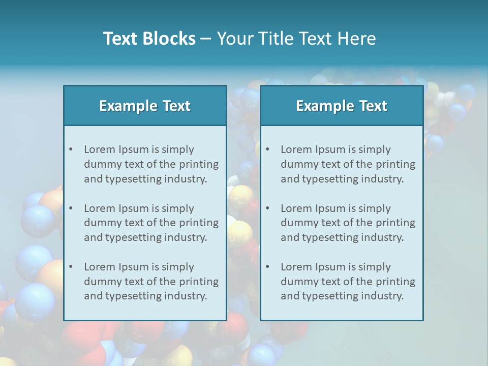 Biotech Helix Genetically PowerPoint Template