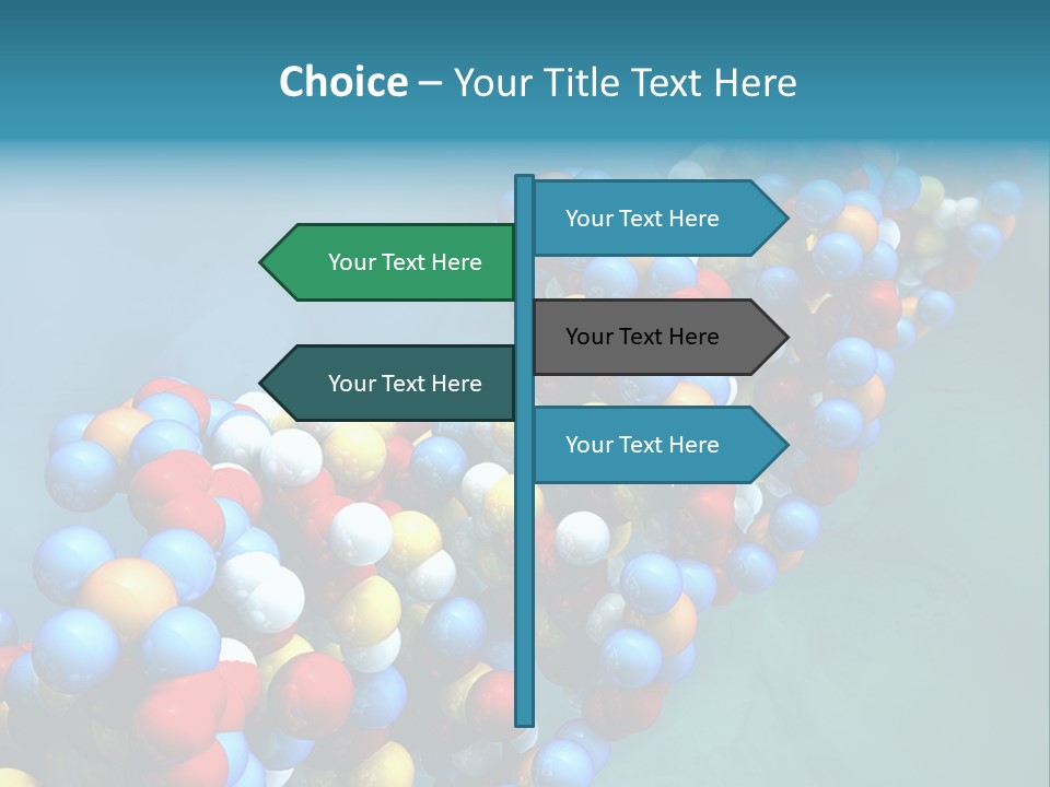 Biotech Helix Genetically PowerPoint Template