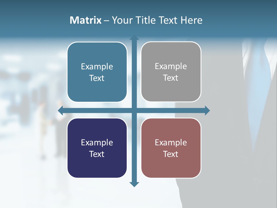 Bank Suit Manage PowerPoint Template
