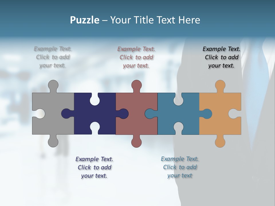 Bank Suit Manage PowerPoint Template