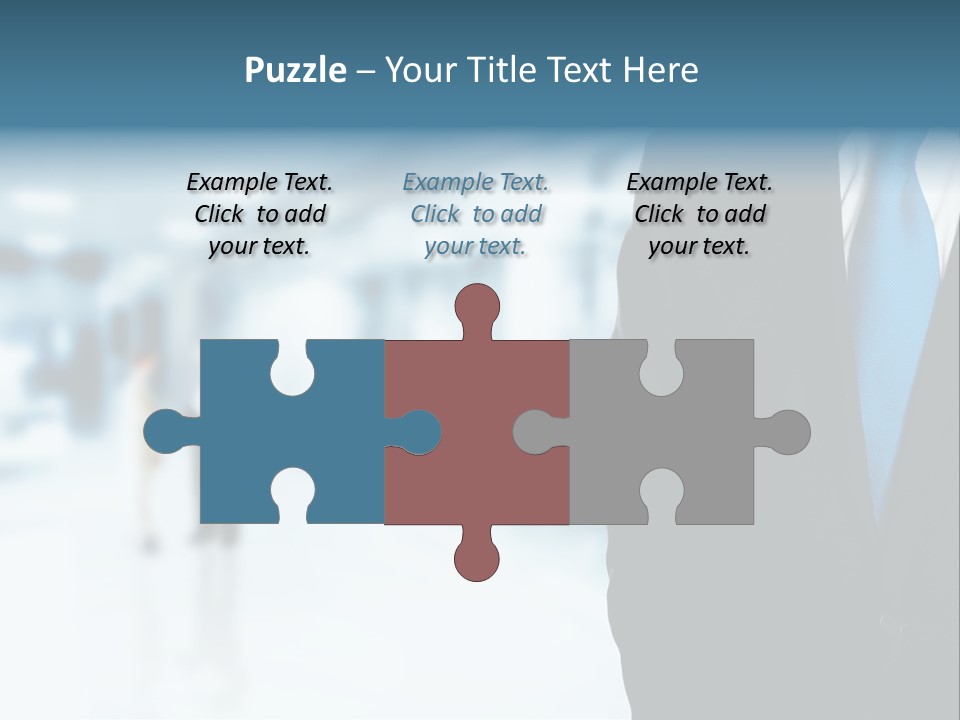 Bank Suit Manage PowerPoint Template