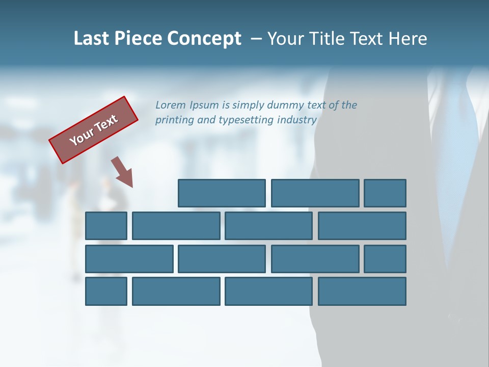 Bank Suit Manage PowerPoint Template