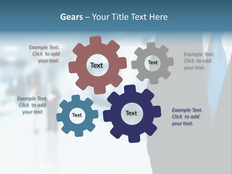 Bank Suit Manage PowerPoint Template