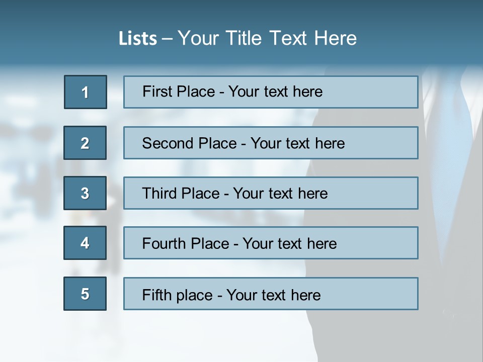 Bank Suit Manage PowerPoint Template