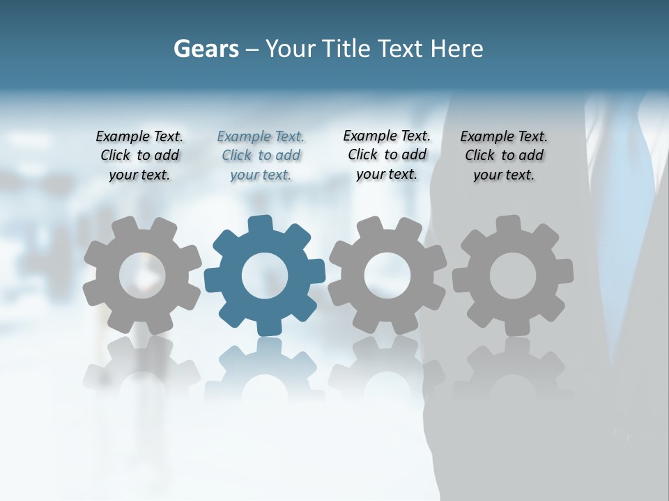 Bank Suit Manage PowerPoint Template