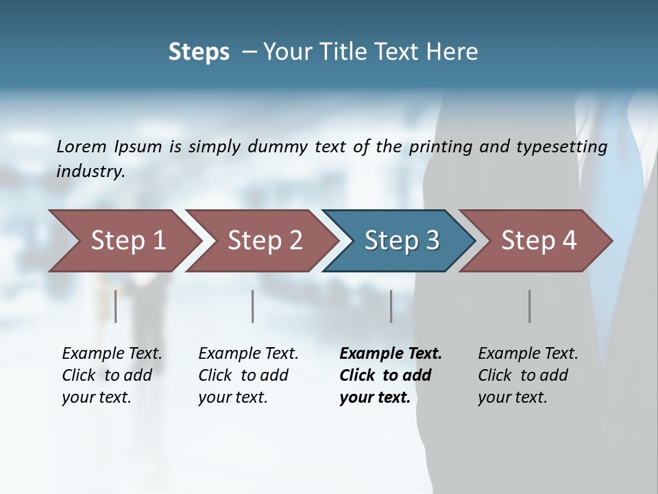 Bank Suit Manage PowerPoint Template