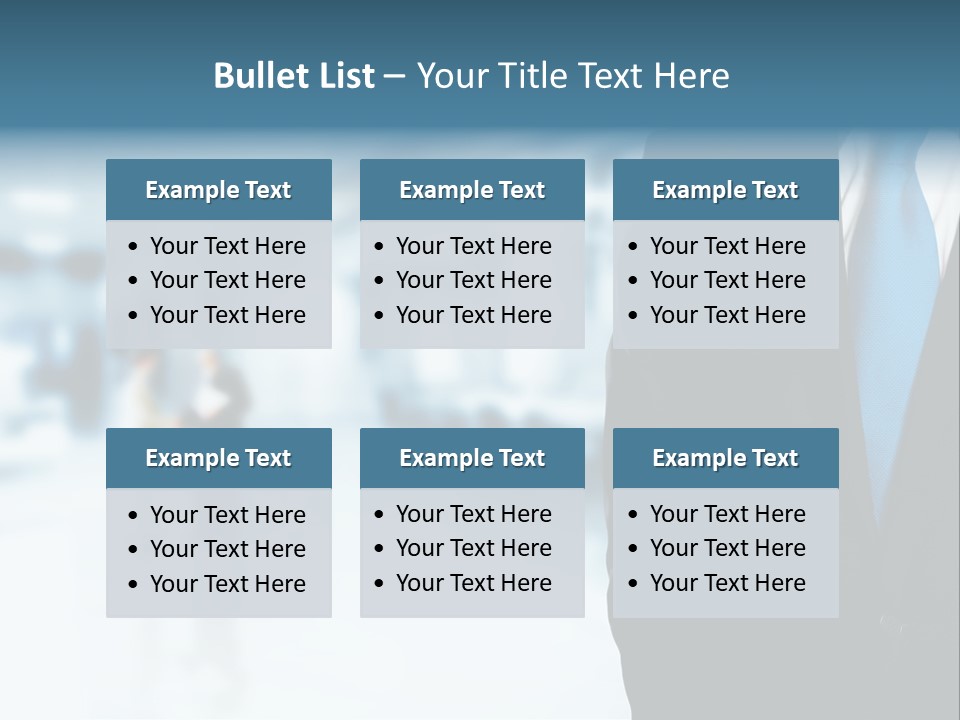 Bank Suit Manage PowerPoint Template
