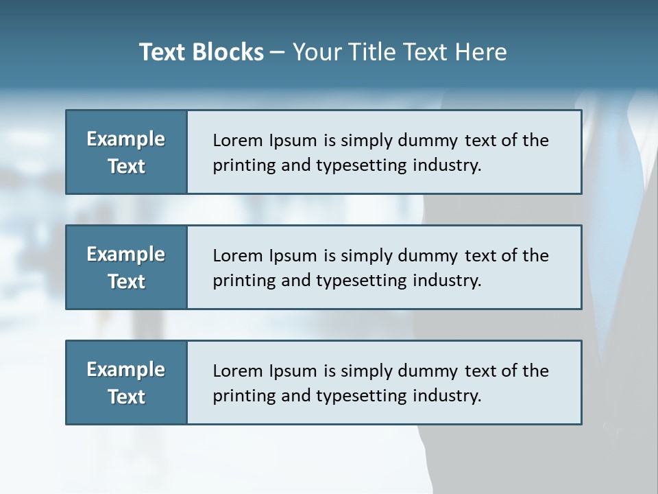 Bank Suit Manage PowerPoint Template