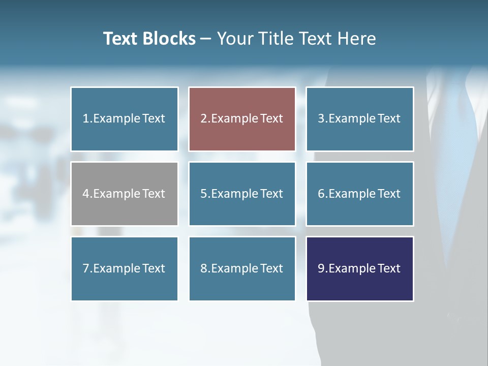 Bank Suit Manage PowerPoint Template