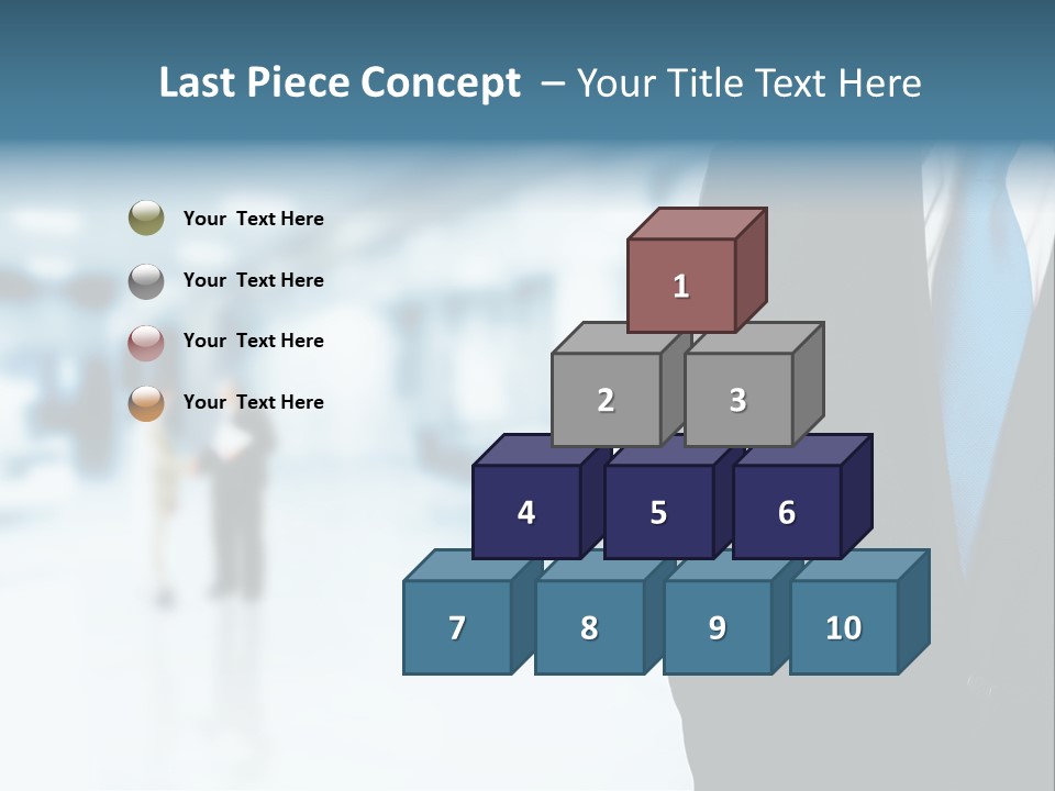 Bank Suit Manage PowerPoint Template