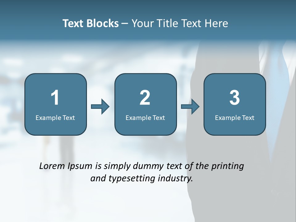Bank Suit Manage PowerPoint Template