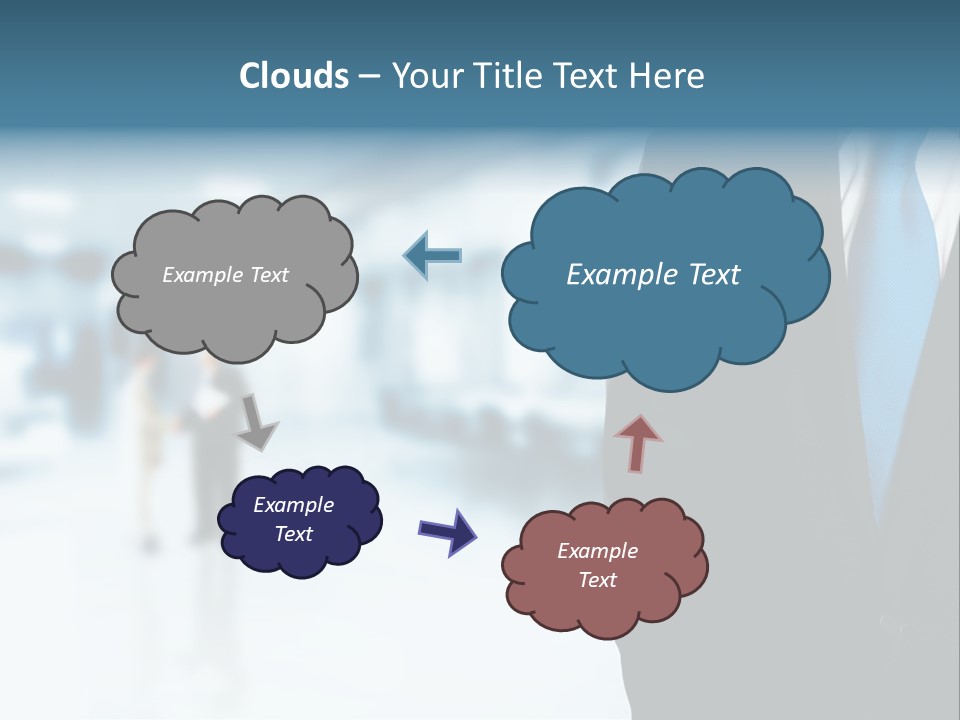 Bank Suit Manage PowerPoint Template