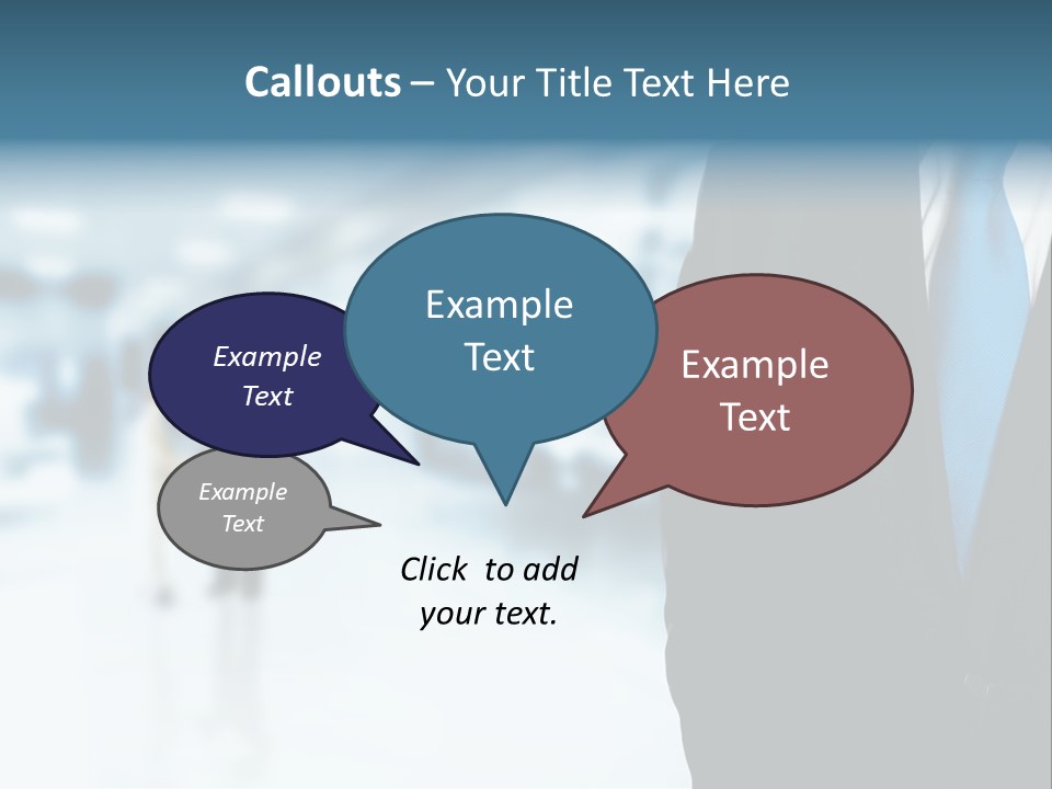 Bank Suit Manage PowerPoint Template