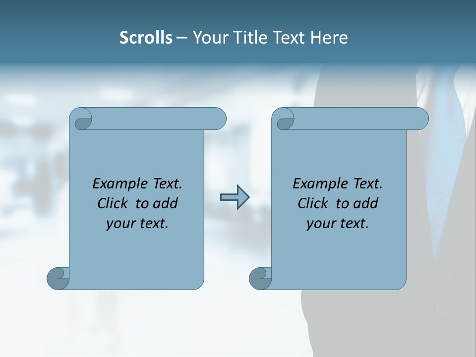 Bank Suit Manage PowerPoint Template