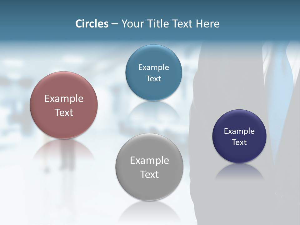 Bank Suit Manage PowerPoint Template