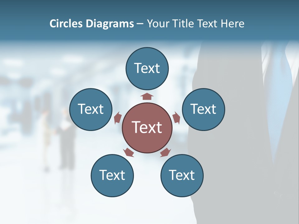 Bank Suit Manage PowerPoint Template