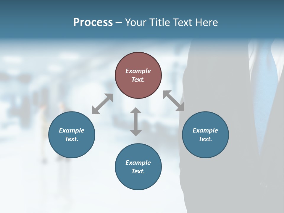 Bank Suit Manage PowerPoint Template